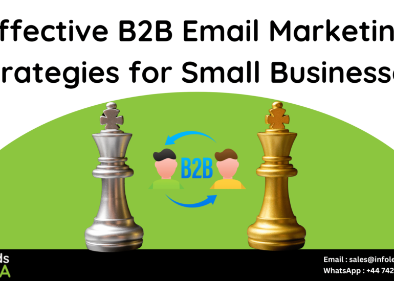 B2B Email Marketing Strategies for Small Businesses Image by Infoleads Data
