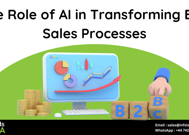 Role of AI in Transforming B2B Sales Processes Image by Infoleads Data